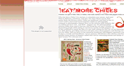Desktop Screenshot of eatmorechiles.com